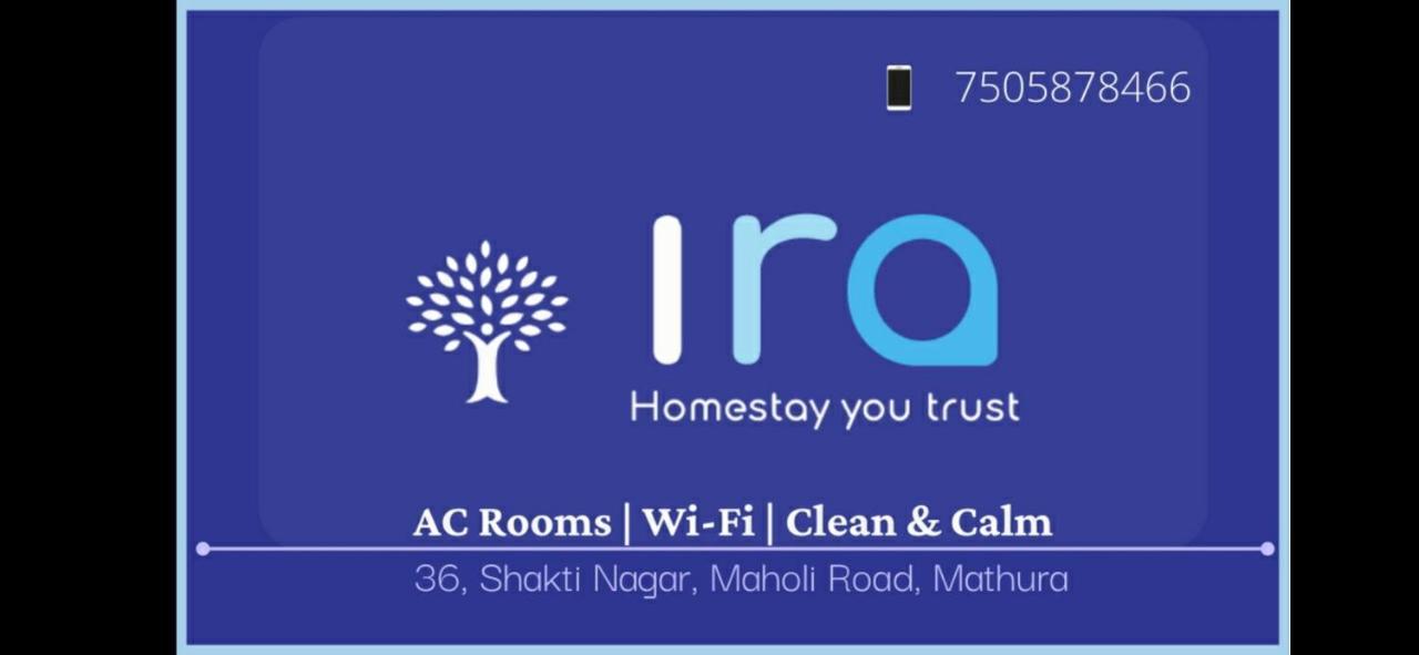 Ira Homestay Mathura - Divine Spiritual Stay Buitenkant foto